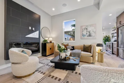 a bedroom with a bed and a table in it