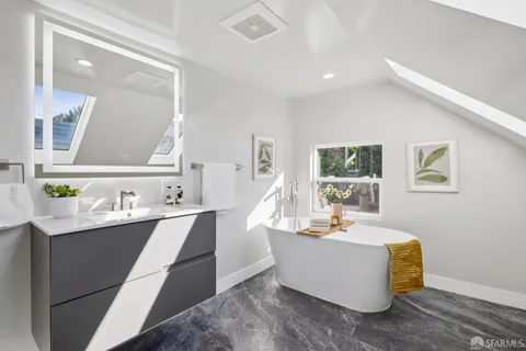 a view of a glass door