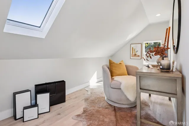 a view of sitting area