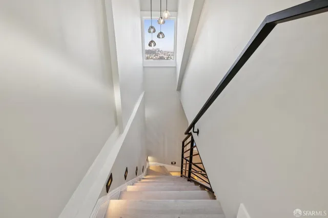 an aerial view of multiple houses