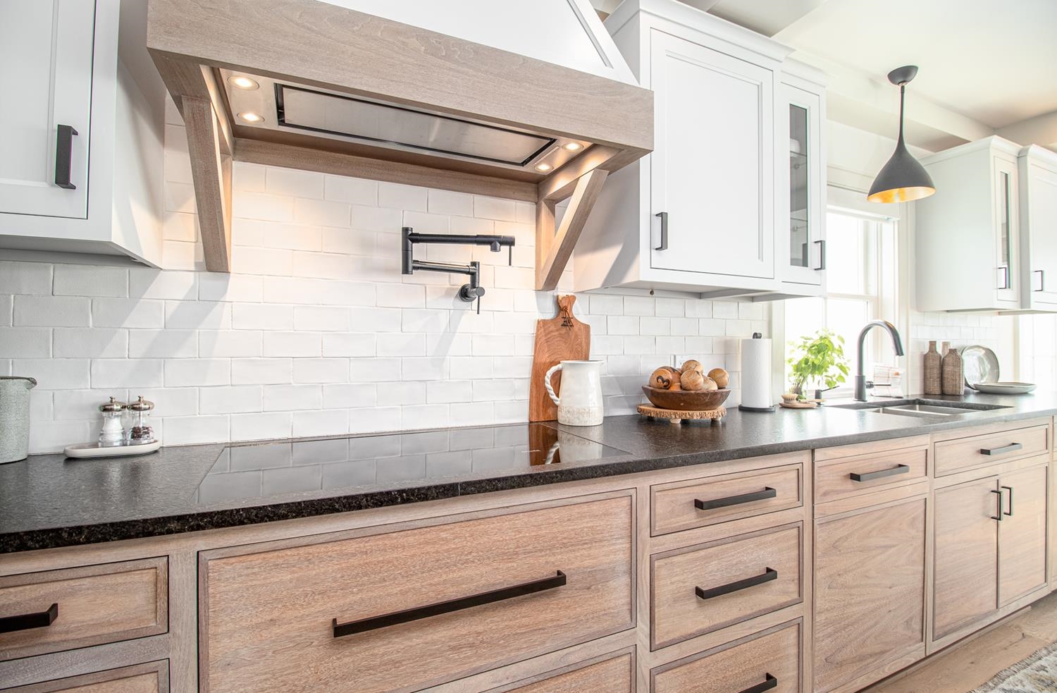 7708 Sunset Drive Avalon, NJ 08202 - Photo 14 of 37 a kitchen with granite countertop white cabinets and white appliances