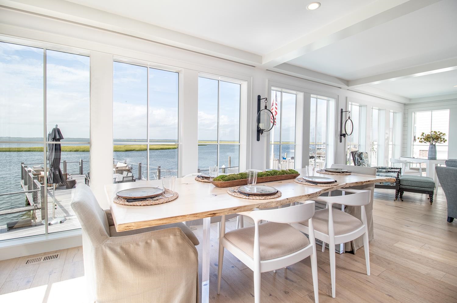 7708 Sunset Drive Avalon, NJ 08202 - Photo 15 of 37 a dining room with furniture and large windows