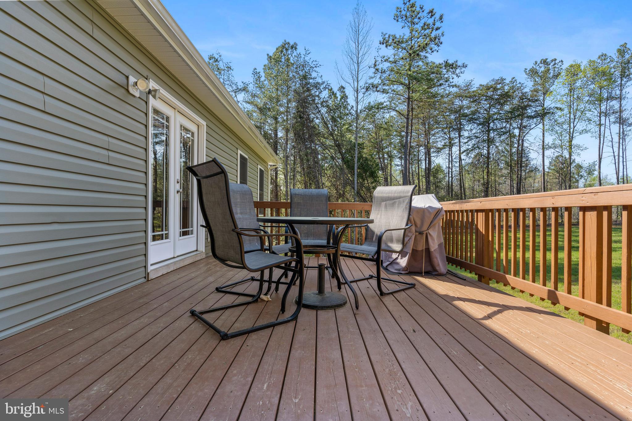 9915 Post Oak Road Spotsylvania, VA 22551 - Photo 34 of 35 Back Deck w/Stairs to Grade