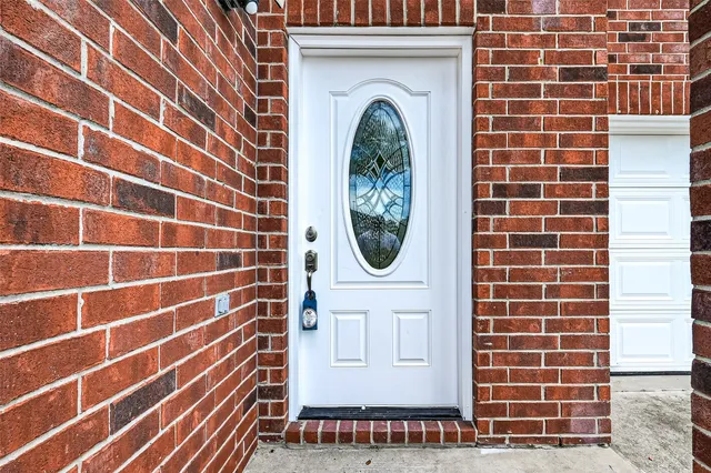 a view of a door with a door