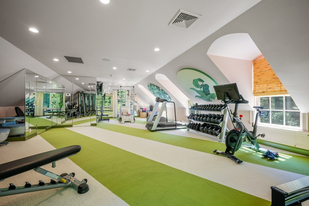 100 Chestnut Street Weston, MA 02493 - Photo 12 of 17 a living room with furniture and a pool table