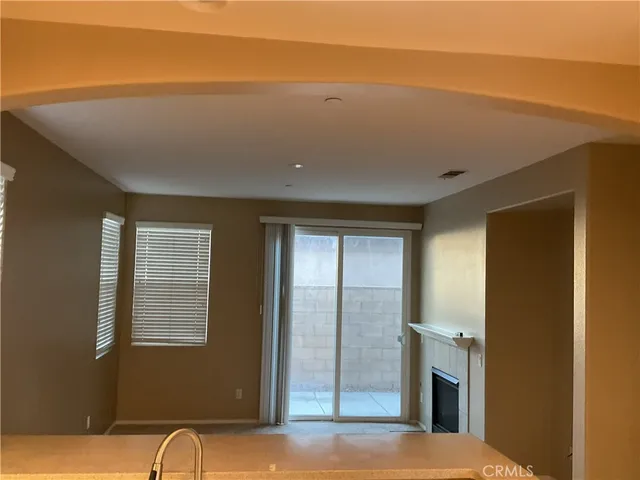 a view of livingroom with washer and dryer