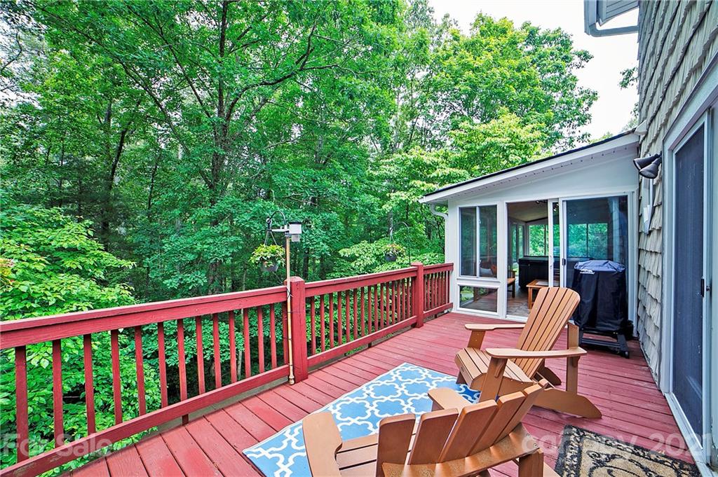 2 Arnstein Circle Fletcher, NC 28732 - Photo 16 of 29 a view of a patio with a bench