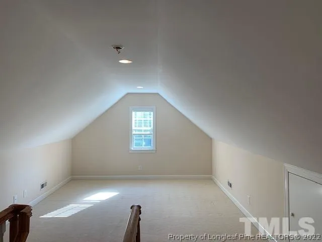 a view of a livingroom with a window