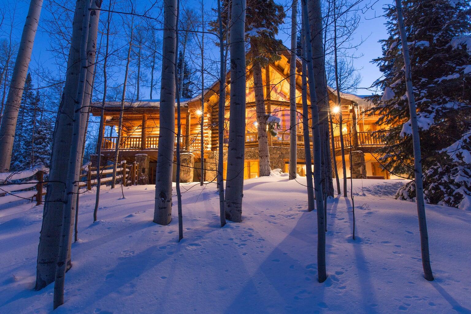 429 Fox Farm Road Telluride, CO 81435 - Photo 1 of 49 Twilight - Private Bakyard & Decks