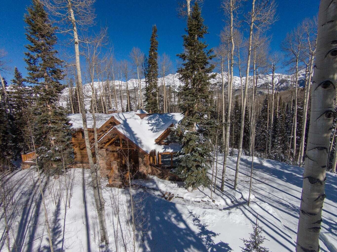 429 Fox Farm Road Telluride, CO 81435 - Photo 3 of 49 Drone - Winter