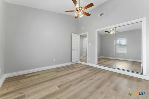 wooden floor in an empty room