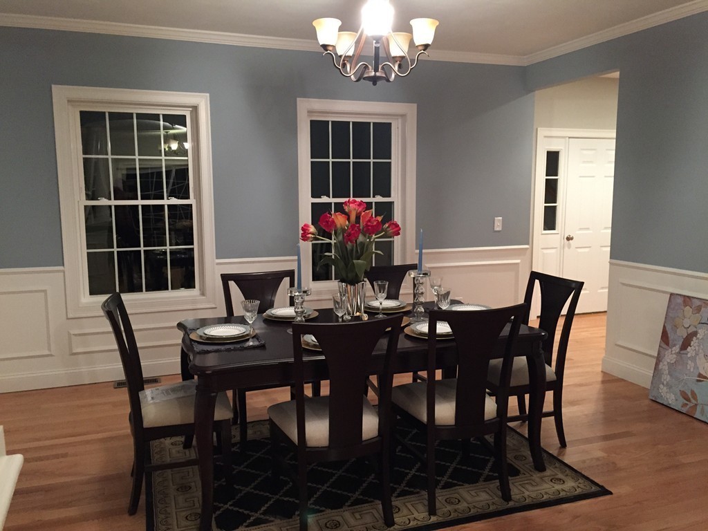 2 Cold Spring Brook Road Hopkinton, MA 01748 - Photo 18 of 20 a view of a dining room with furniture window and wooden floor