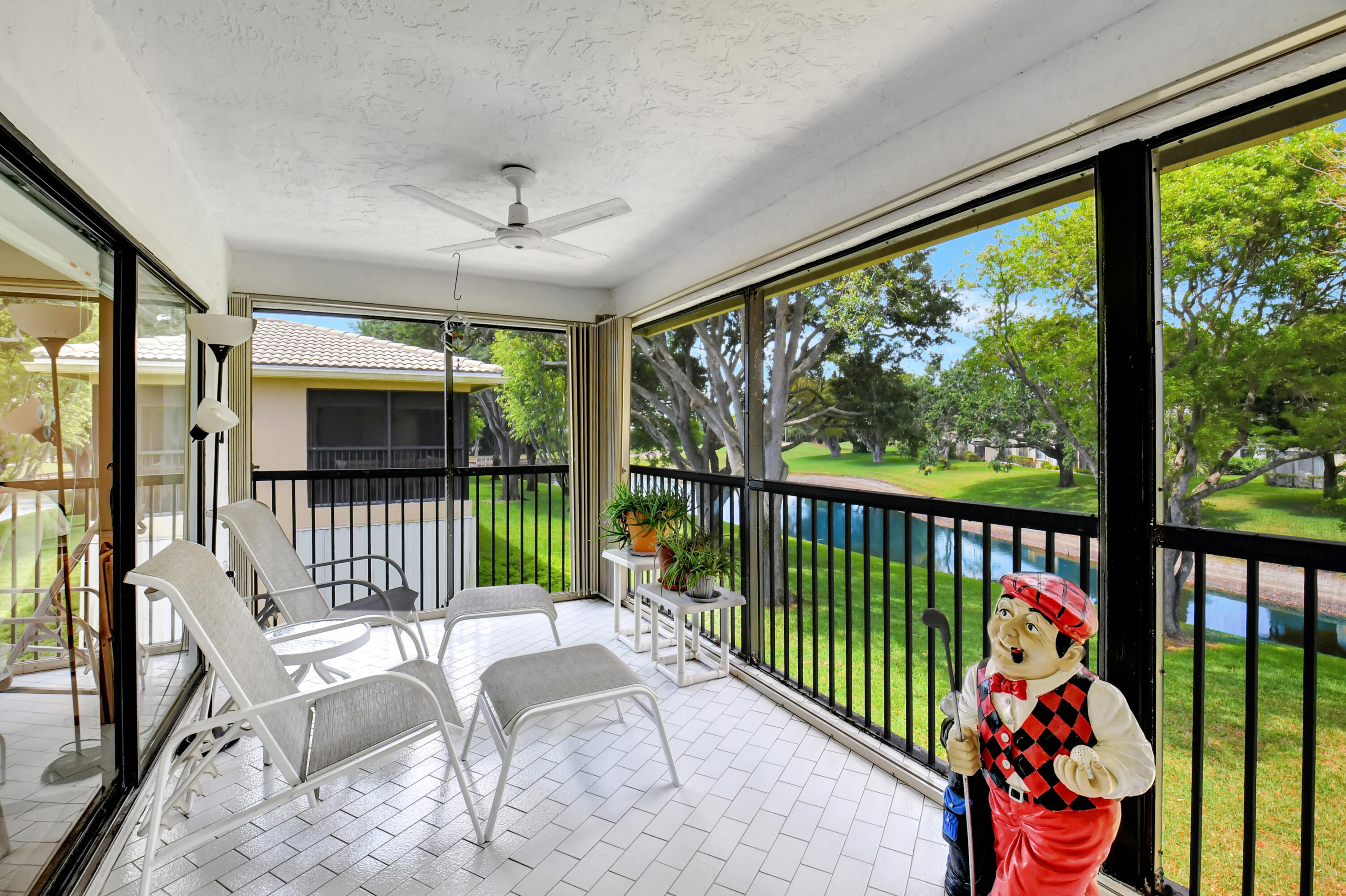 15 Stratford Drive, Unit B Boynton Beach, FL 33436 - Photo 23 of 84 Screened In Balcony