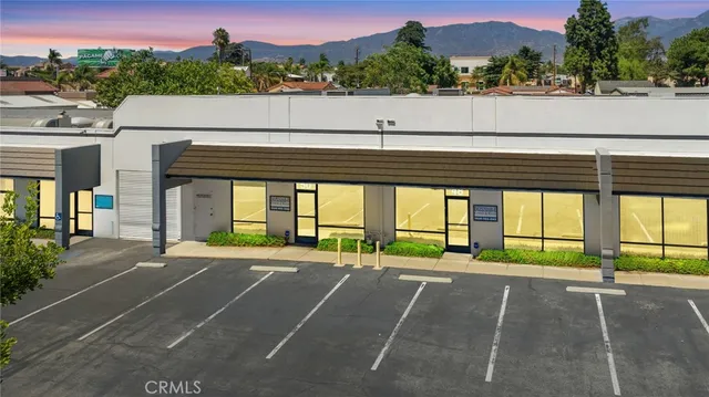 a view of a building with outdoor space