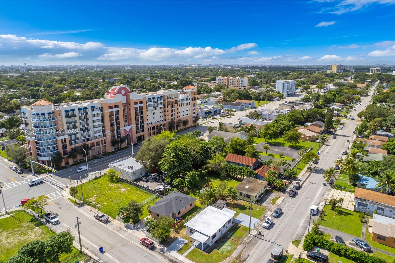 1400 Northwest 55th Street Miami, FL 33142 - Photo 28 of 33 an aerial view of residential houses with city view