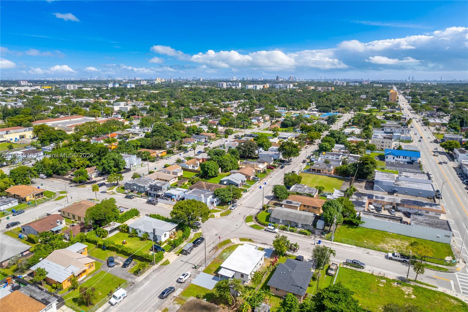 1400 Northwest 55th Street Miami, FL 33142 - Photo 31 of 33 an aerial view of residential houses with outdoor space and street view