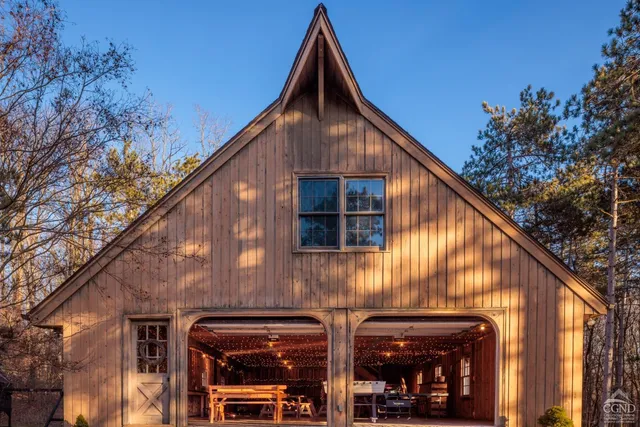 a view of a chairs and table in a room