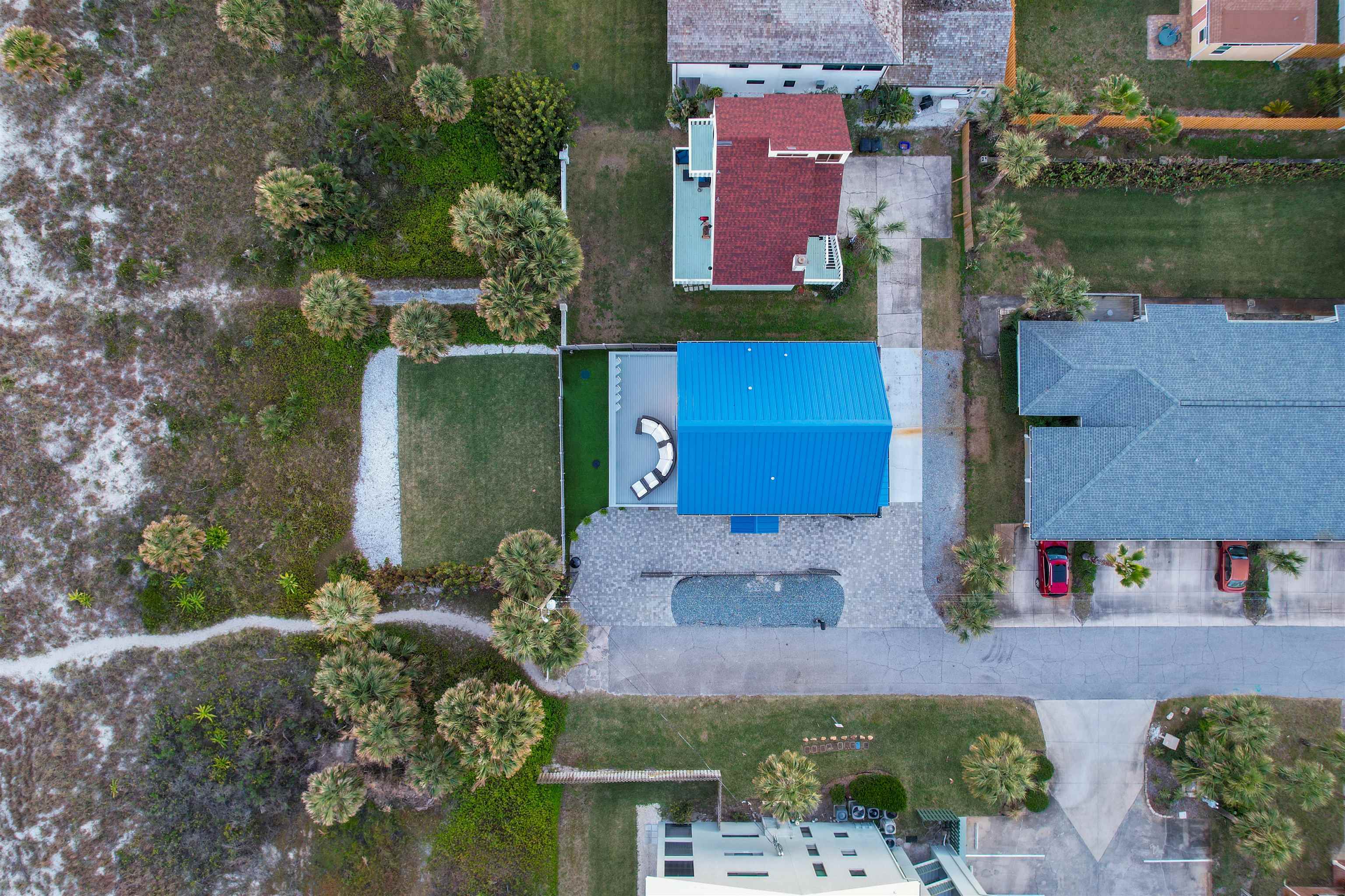 1 E Street St. Augustine, FL 32080 - Photo 48 of 54 an aerial view of a house with outdoor space