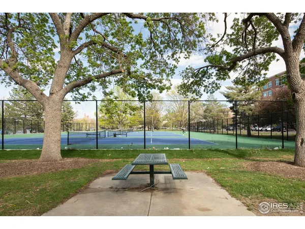 a view of an outdoor space with swimming pool
