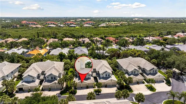 an aerial view of residential house with outdoor space