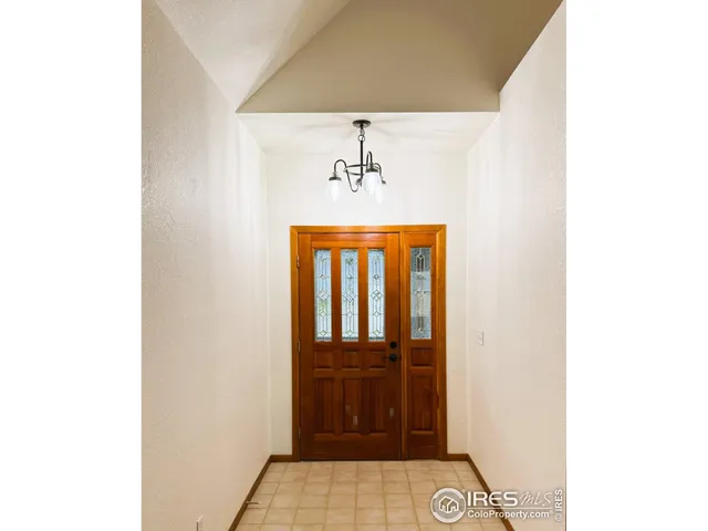 a view of an entryway door