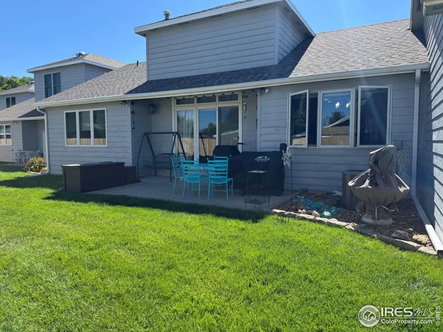 a house view with a garden space