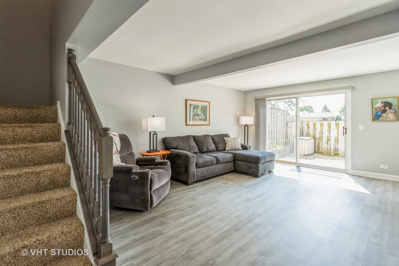 167 Roberts Road Bolingbrook, IL 60440 - Photo 4 of 17 a living room with furniture and a wooden floor