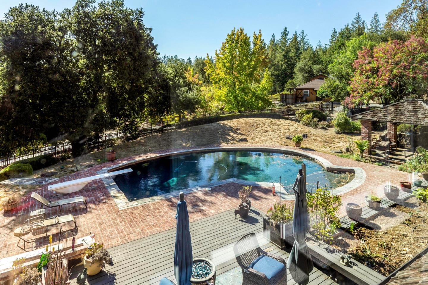 25255 Apple Hill Road Los Gatos, CA 95033 - Photo 13 of 47 a view of a lake from a balcony