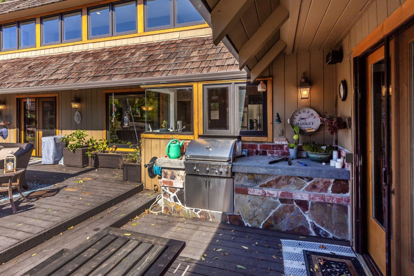 25255 Apple Hill Road Los Gatos, CA 95033 - Photo 24 of 47 a view of a dinning tables and chairs in the balcony