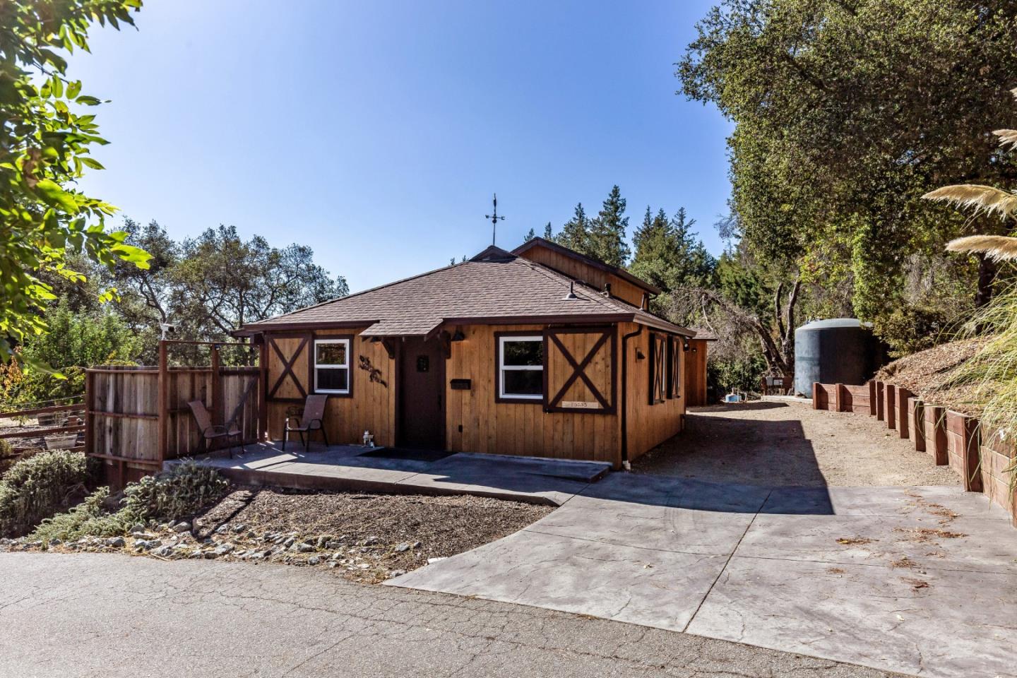 25255 Apple Hill Road Los Gatos, CA 95033 - Photo 32 of 47 a view of a house with a yard
