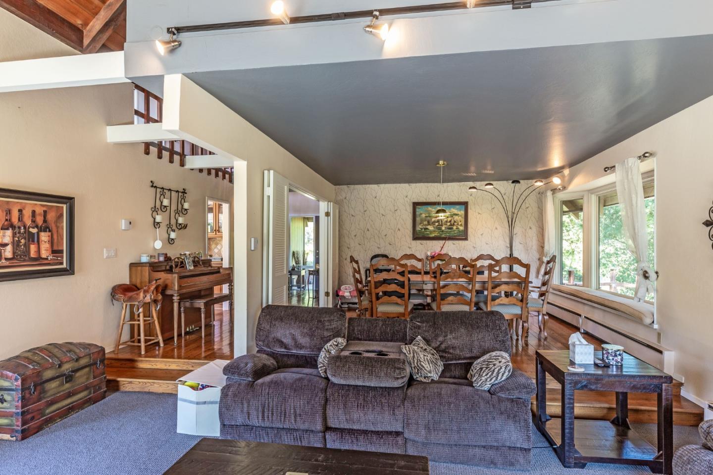 25255 Apple Hill Road Los Gatos, CA 95033 - Photo 10 of 47 a living room with furniture and wooden floor