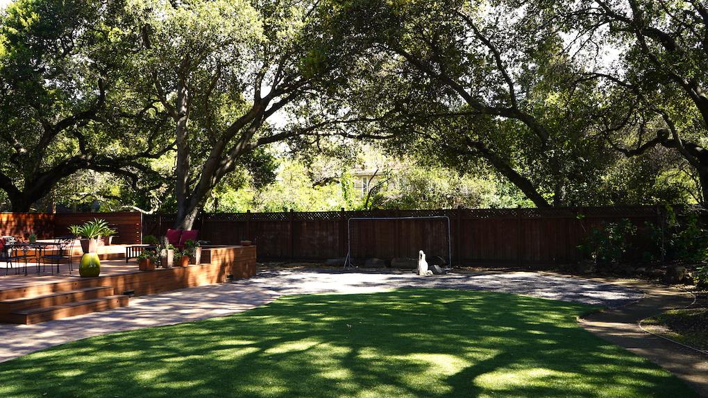 3538 Oak Drive Menlo Park, CA 94025 - Photo 13 of 20 a swimming pool with outdoor seating and yard