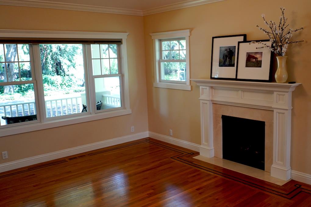 3538 Oak Drive Menlo Park, CA 94025 - Photo 4 of 20 a view of an empty room with wooden floor and a window