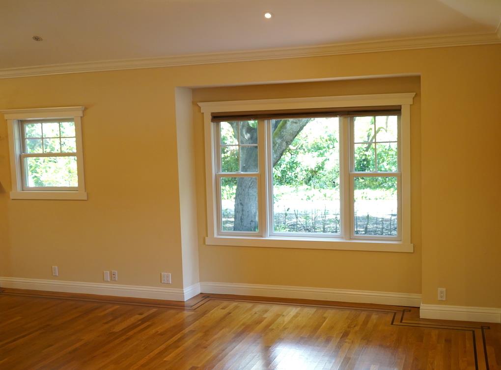 3538 Oak Drive Menlo Park, CA 94025 - Photo 6 of 20 a view of an empty room with wooden floor and a window
