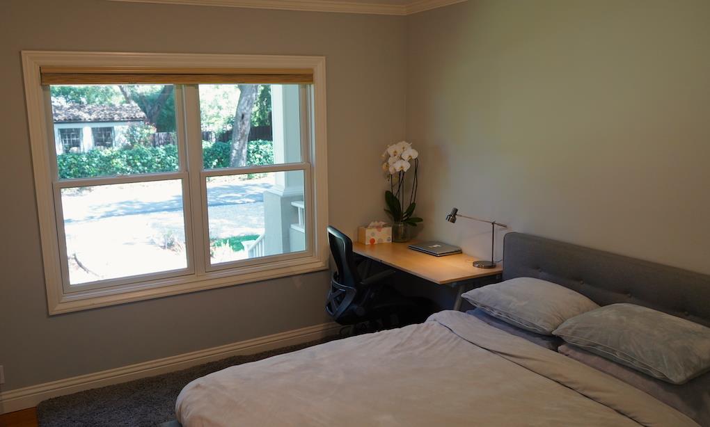 3538 Oak Drive Menlo Park, CA 94025 - Photo 10 of 20 a bedroom with a bed and a window