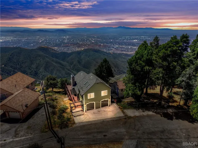 a view of a city with ocean view