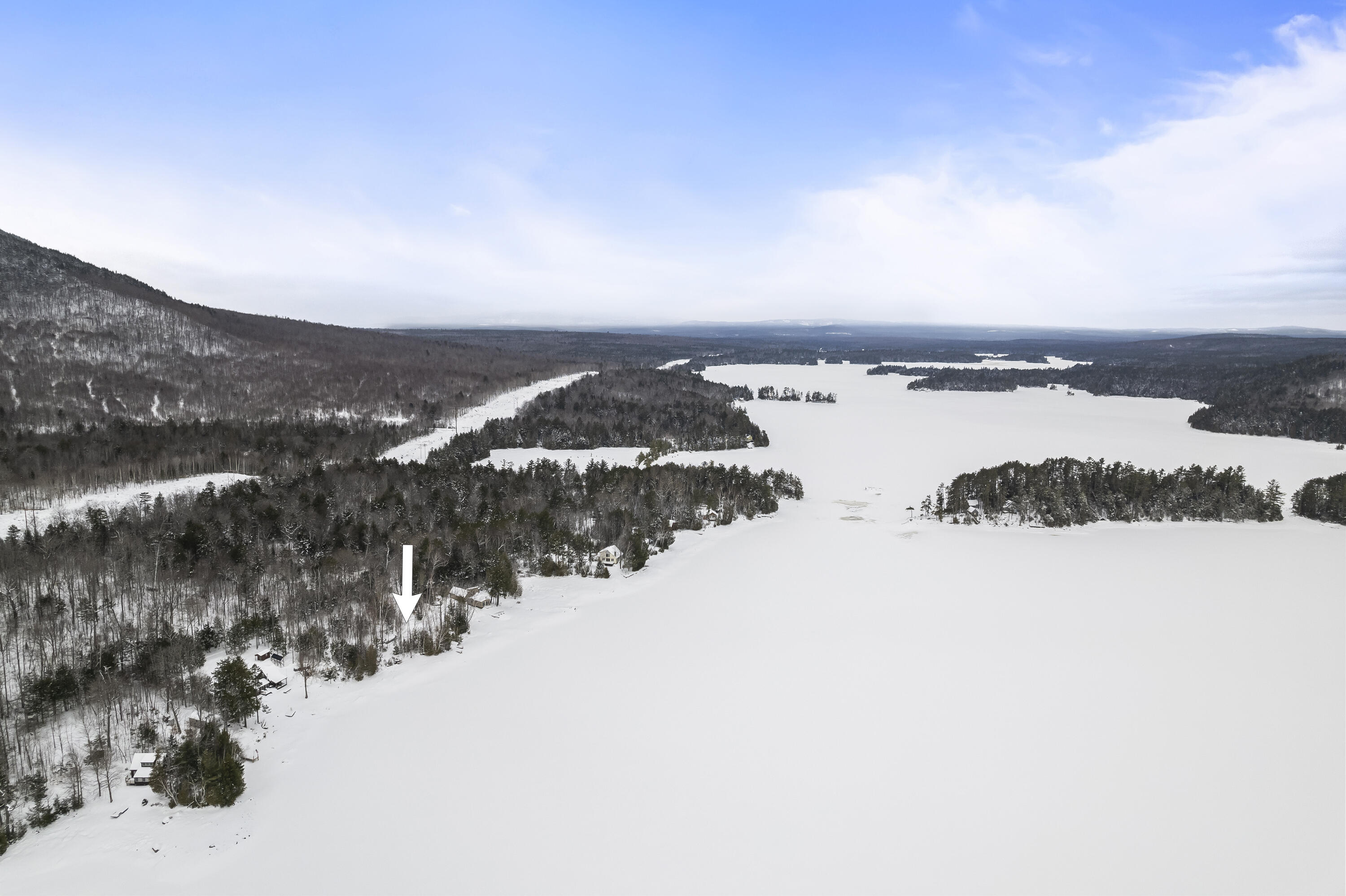 143 Indian Pond Road West Forks, ME 04985 - Photo 60 of 66 Aerial of Lake Moxie