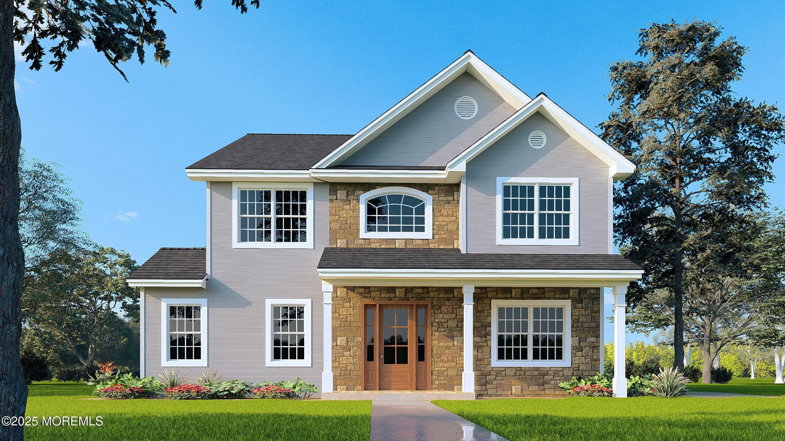 182 Parsonage Road Edison, NJ 08837 - Photo 2 of 6 a front view of a house with a yard and trees
