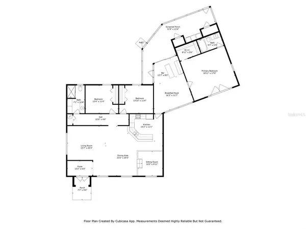 a picture of a floor plan