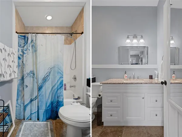 a outdoor space with furniture