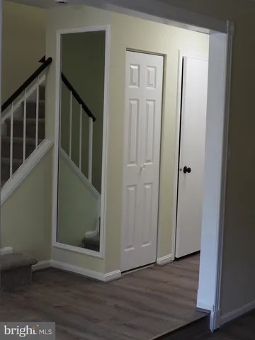 a view of an entryway door