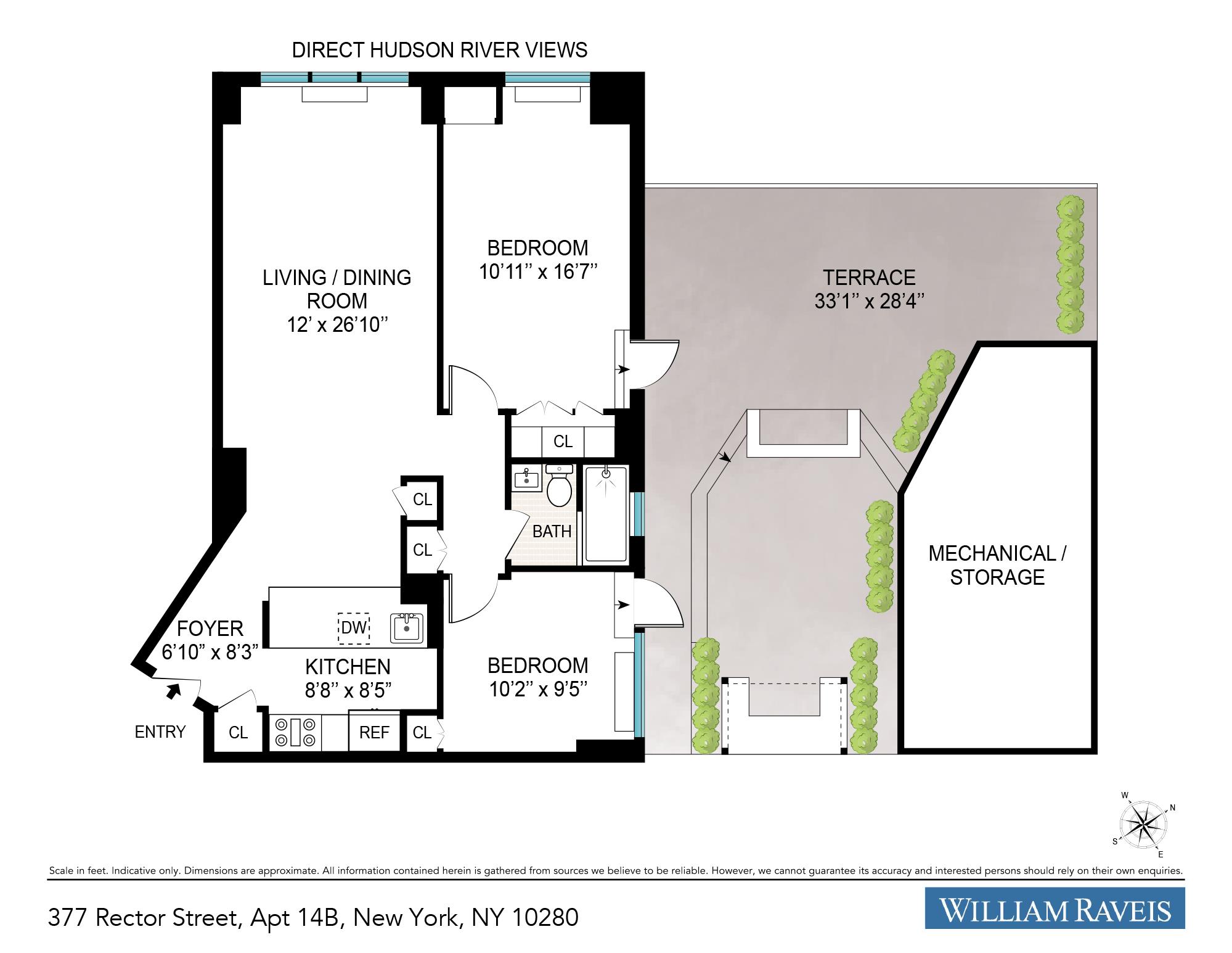 377 Rector Place, Unit 14B Manhattan, NY 10280 - Photo 12 of 12