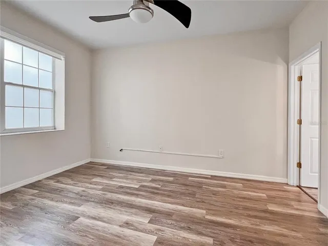 wooden floor in an empty room