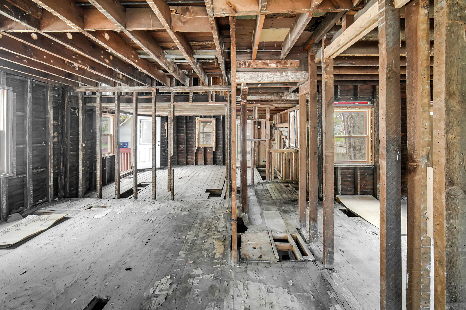223 North Center Street Naperville, IL 60540 - Photo 2 of 19 a view of a hall with wooden floor