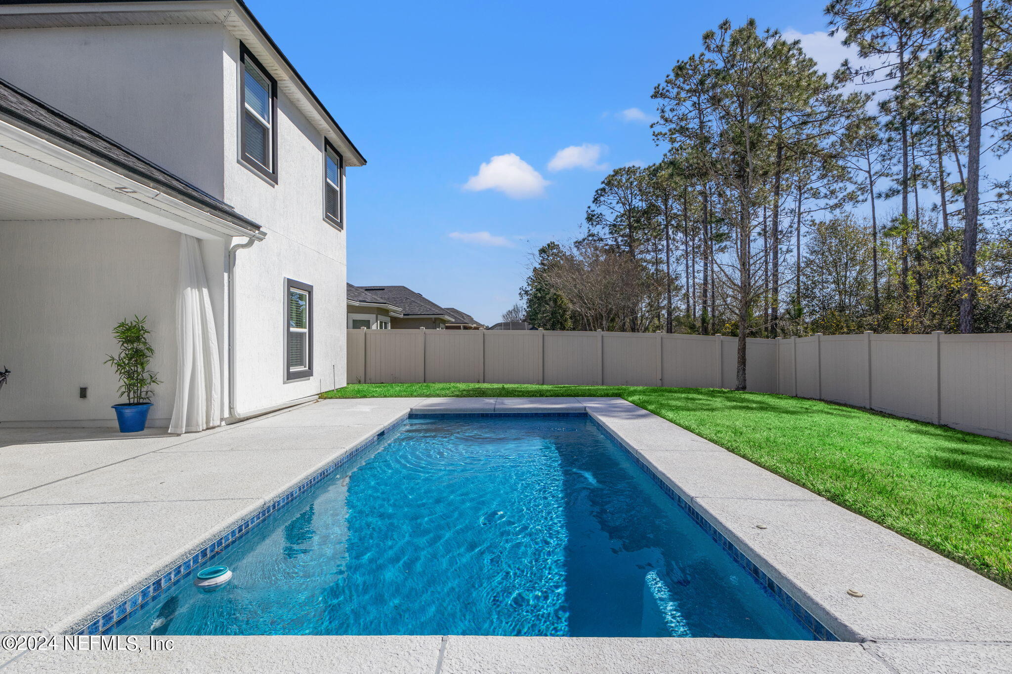 4459 Quail Hollow Road Orange Park, FL 32065 - Photo 31 of 37 a view of backyard with green space