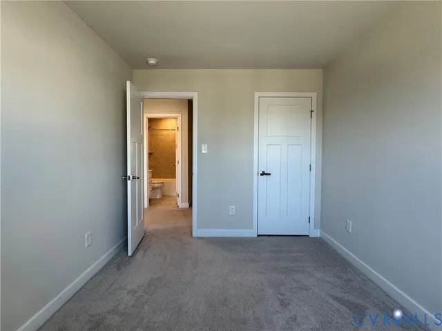 a view of an empty room