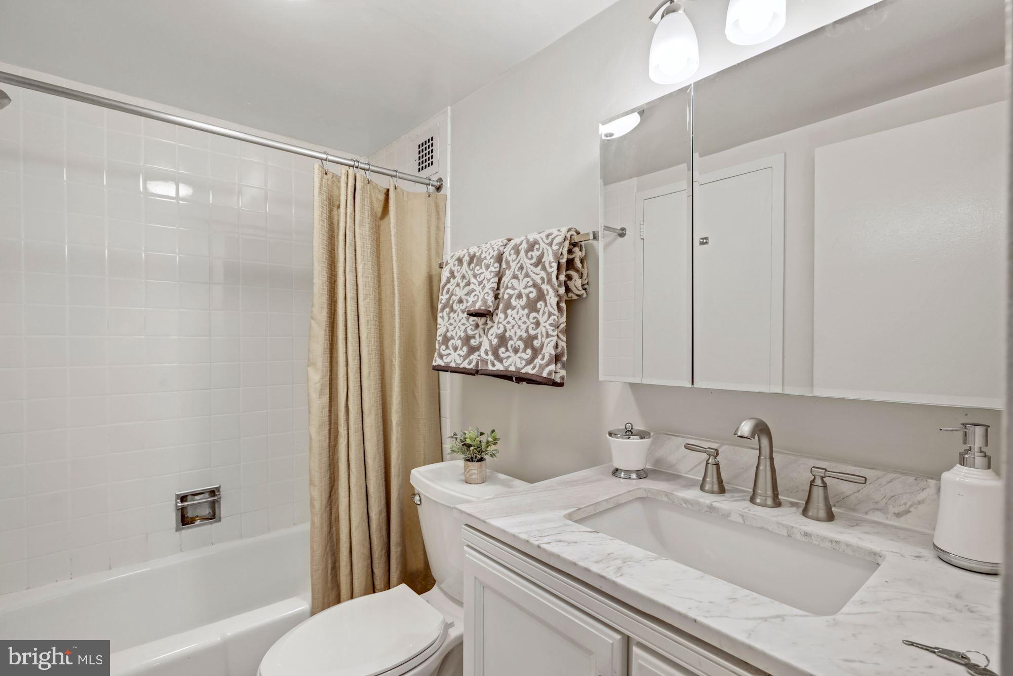 5500 Friendship Boulevard, Unit 925N Chevy Chase, MD 20815 - Photo 15 of 26 Renovated Bath