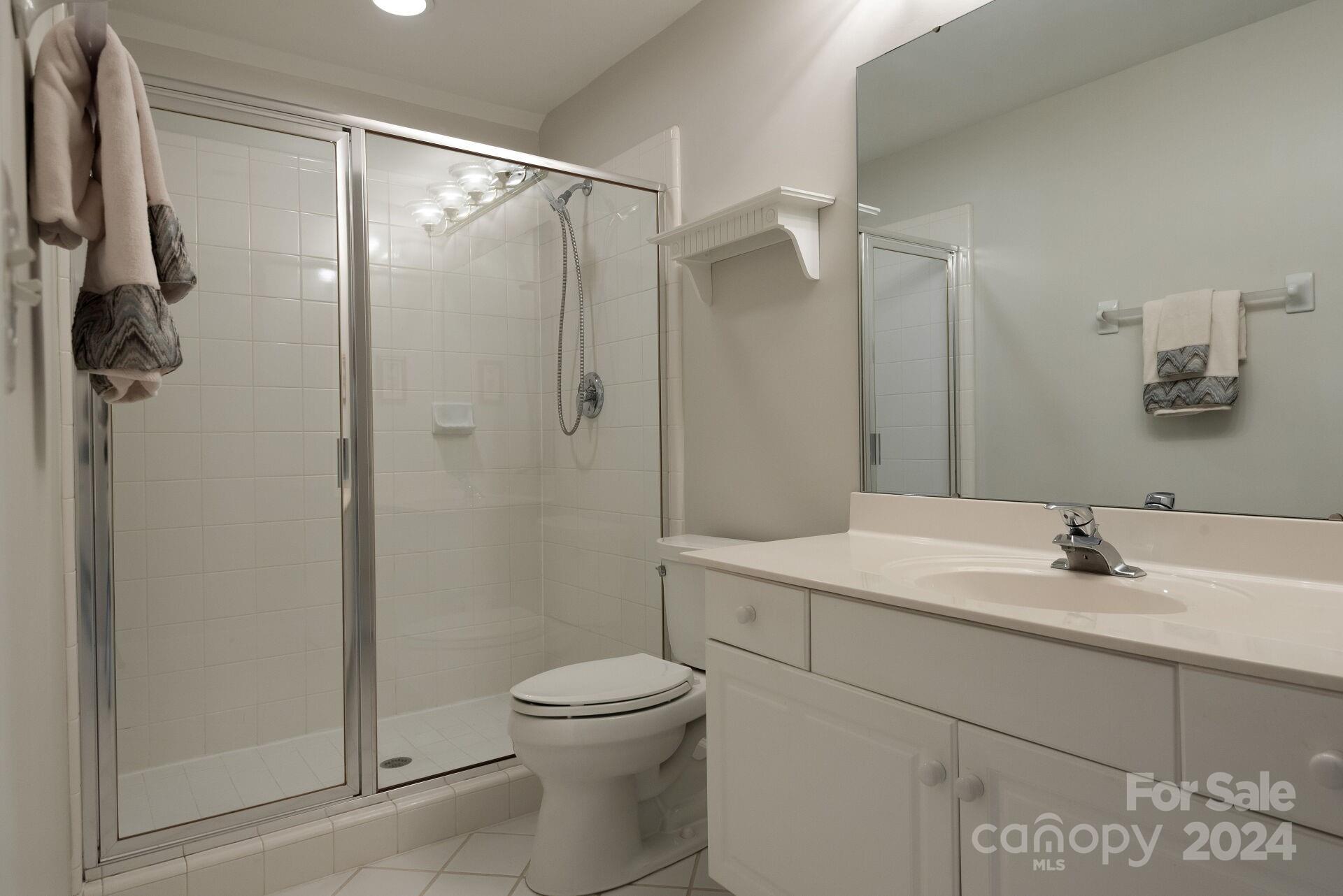 3322 Stettler View Road Charlotte, NC 28210 - Photo 23 of 27 a bathroom with a sink a toilet and shower