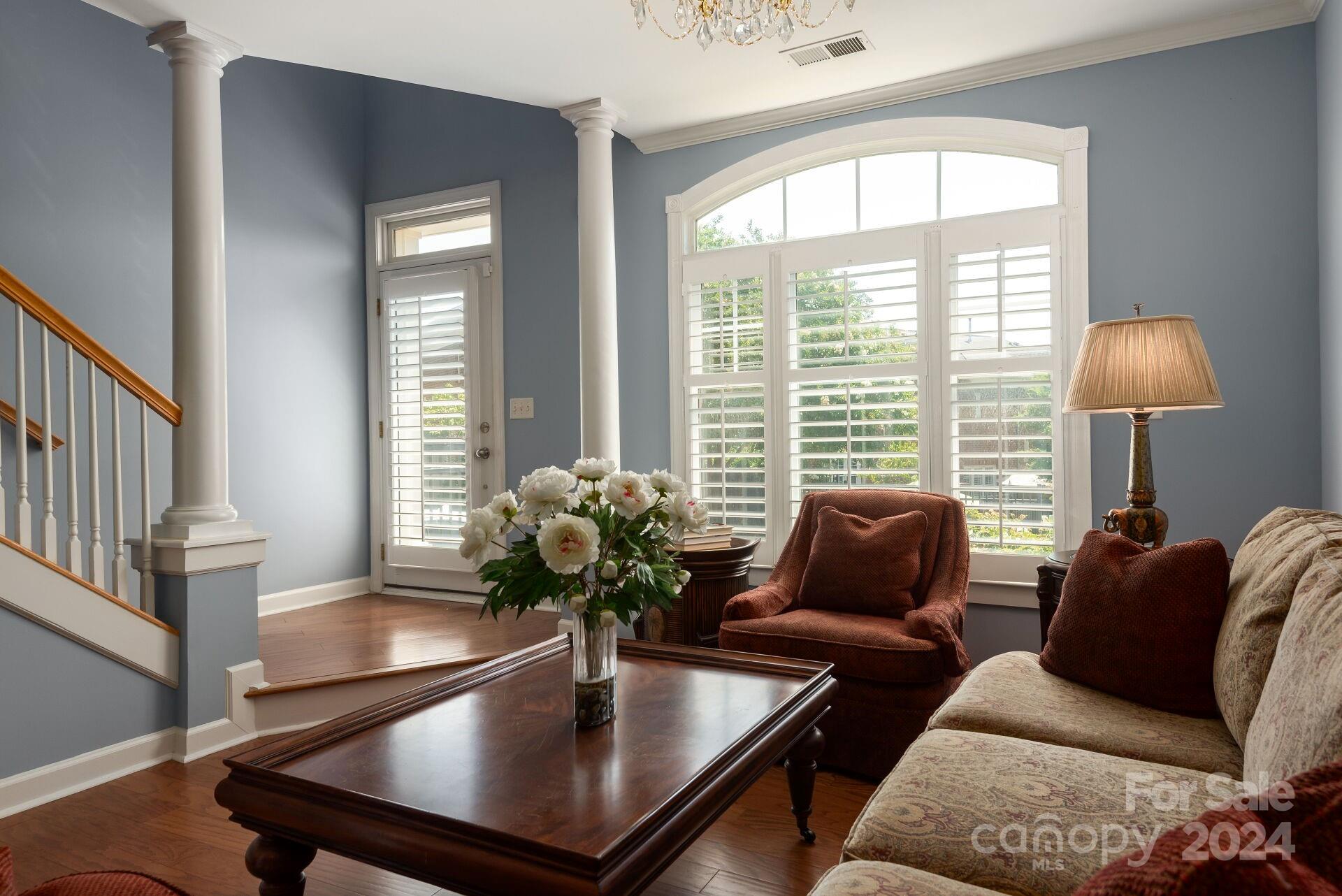 3322 Stettler View Road Charlotte, NC 28210 - Photo 4 of 27 a living room with furniture and a large window