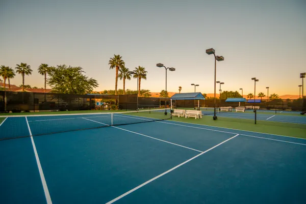 a view of a tennis court